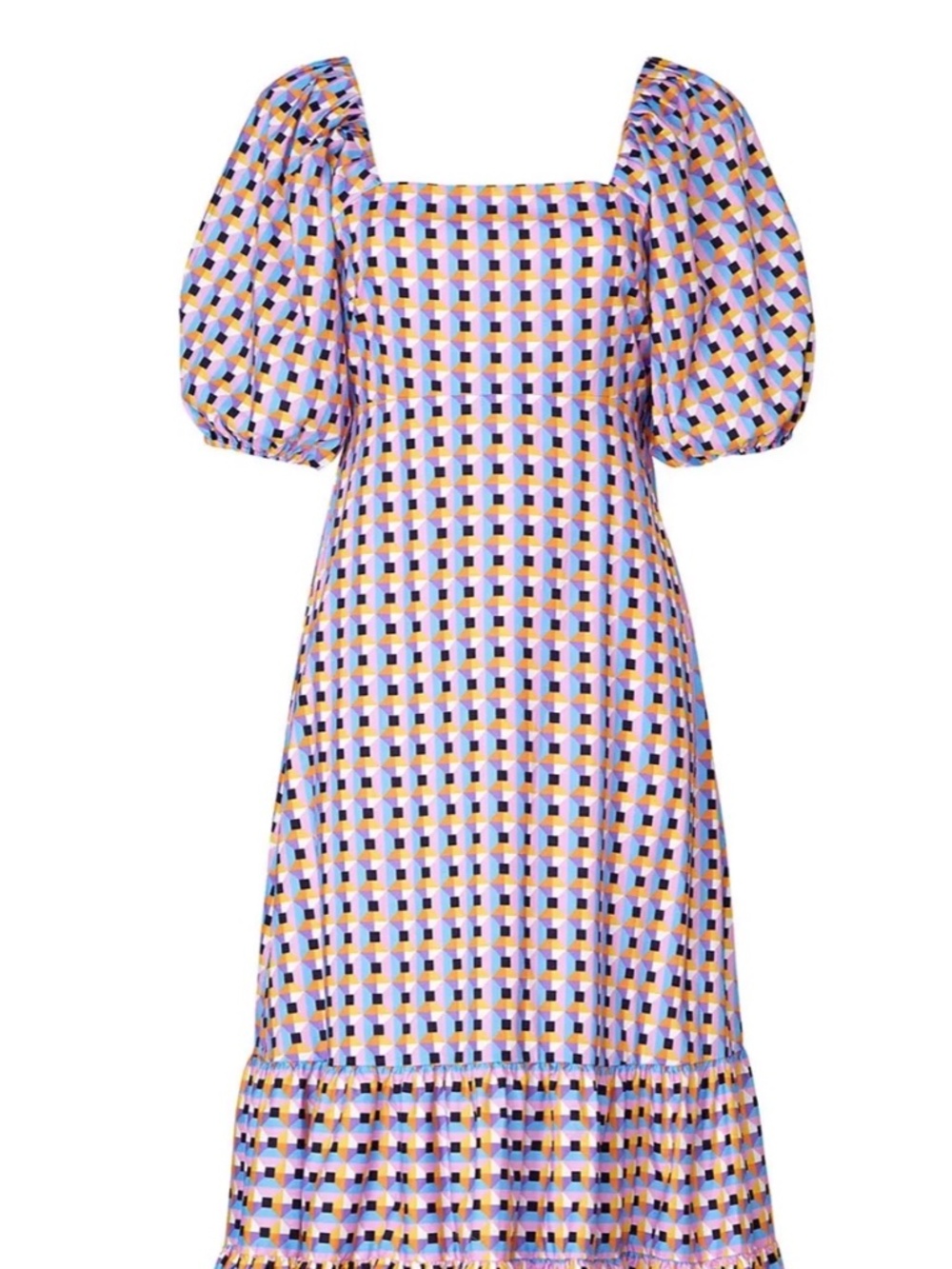 Geometric printed Cynthia dress by Tanya Taylor size 2